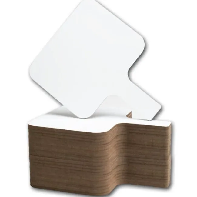 Flipside Products Rectangular Dry Erase Answer Paddles- 24 Pack^ Board Accessories