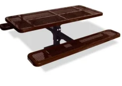 Ultra-Play Rectangular Single Pedestal Outdoor Tables^ Picnic Tables|Outdoor Picnic