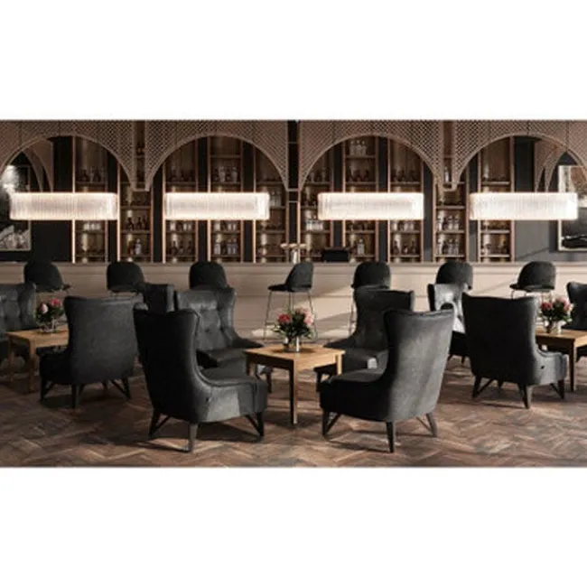 OfficeSource Remington Wingback Upholstered Lounge Chair^ Reception & Waiting Room