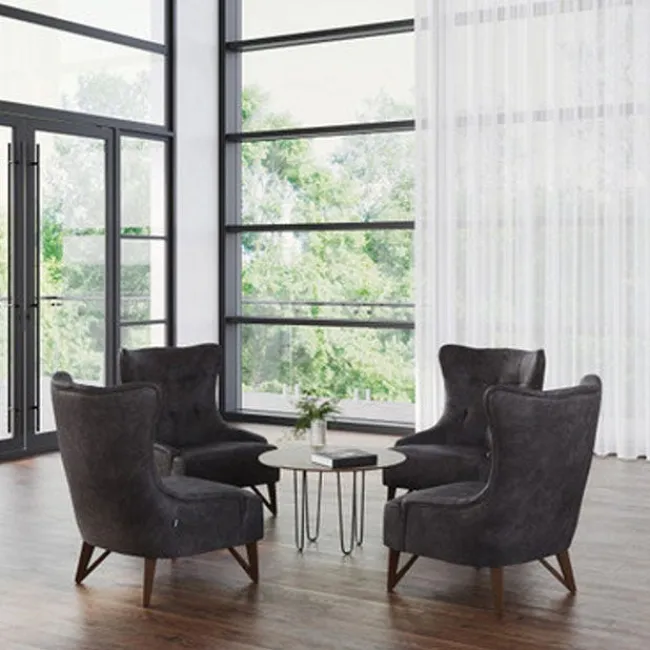 OfficeSource Remington Wingback Upholstered Lounge Chair^ Reception & Waiting Room