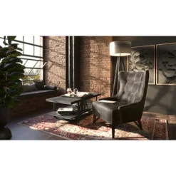 OfficeSource Remington Wingback Upholstered Lounge Chair^ Reception & Waiting Room