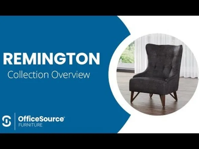 OfficeSource Remington Wingback Upholstered Lounge Chair^ Reception & Waiting Room