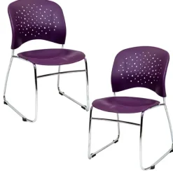 Safco Products Reve Stack Chairs (Set of 2)^ Restaurant & Cafe|Cafe Chairs