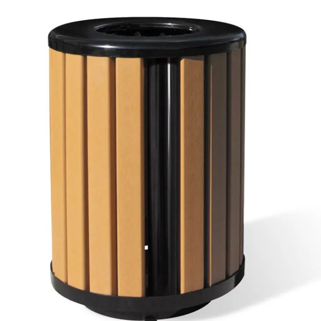 Ultra-Play Richmond Recycled Outdoor Trash Receptacle^ Trash & Recycling Bins