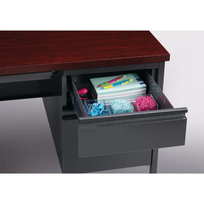 Hirsh Industries Right Hand Single Pedestal Desk - 48" W x 30" D^ Teacher Desks|Instructor Desks