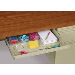 Hirsh Industries Right Hand Single Pedestal Desk - 48