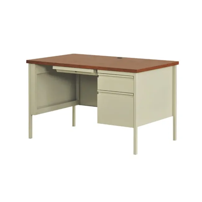 Hirsh Industries Right Hand Single Pedestal Desk - 48" W x 30" D^ Teacher Desks|Instructor Desks