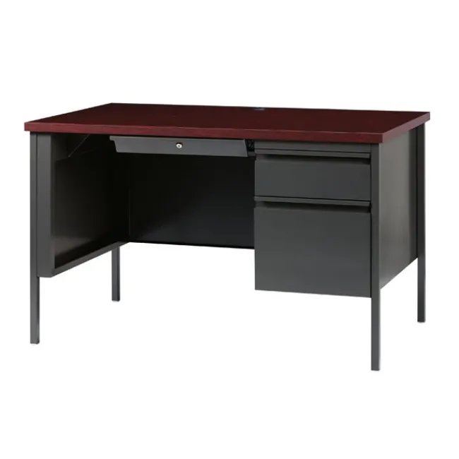 Hirsh Industries Right Hand Single Pedestal Desk - 48" W x 30" D^ Teacher Desks|Instructor Desks