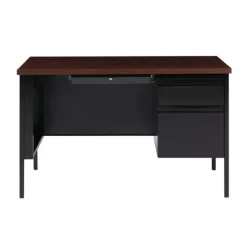 Hirsh Industries Right Hand Single Pedestal Desk - 48