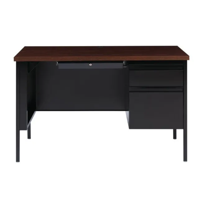 Hirsh Industries Right Hand Single Pedestal Desk - 48" W x 30" D^ Teacher Desks|Instructor Desks