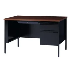 Hirsh Industries Right Hand Single Pedestal Desk - 48