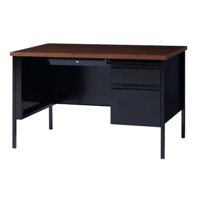 Hirsh Industries Right Hand Single Pedestal Desk - 48" W x 30" D^ Teacher Desks|Instructor Desks