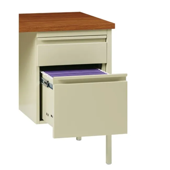 Hirsh Industries Right Hand Single Pedestal Desk - 48" W x 30" D^ Teacher Desks|Instructor Desks