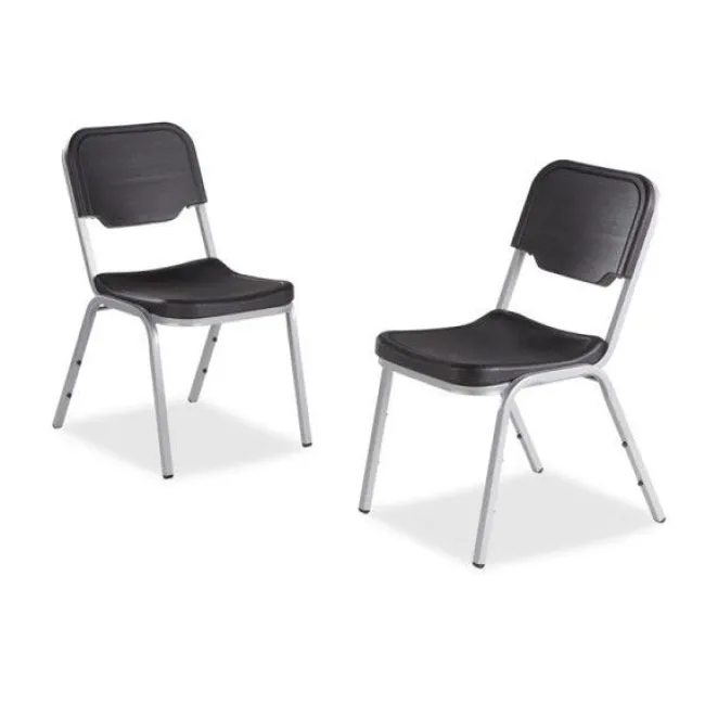 Iceberg Rough N Ready Stack Chair - 4 Pack^ Plastic Stacking Chairs