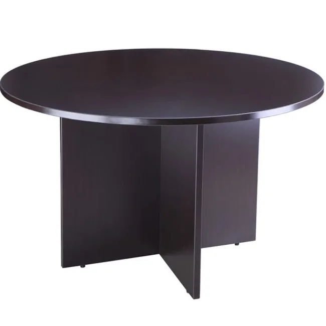 Boss Round Conference Table Set w/ Four Guest Chairs^ Conference Table & Chair Packages