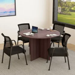 Boss Round Conference Table Set with Four Task Chairs^ Conference Table & Chair Packages