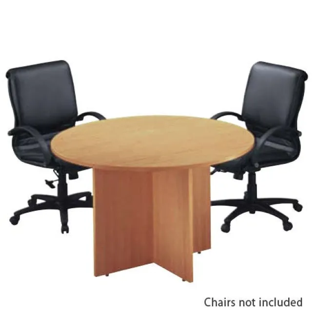 OFD Office Furniture Round Conference Tables with X-Base^ Conference