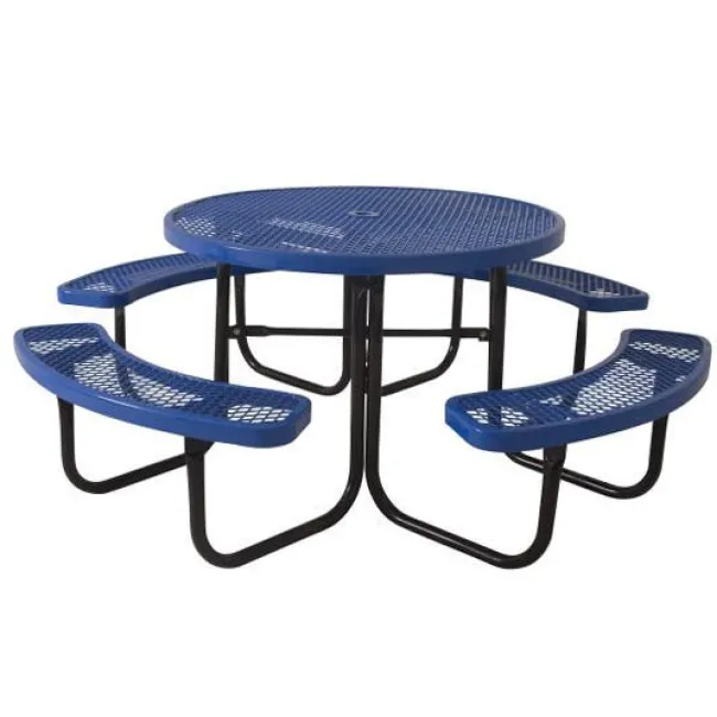 Ultra-Play Round Metal Outdoor Picnic Table^ Picnic Tables|Outdoor Picnic