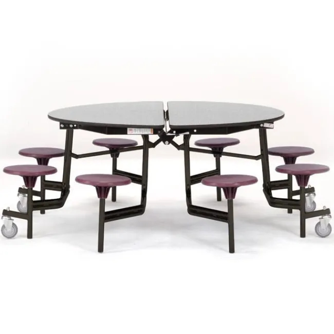 National Public Seating Round Mobile Stool Cafeteria Tables^ Cafeteria|Cafeteria Tables