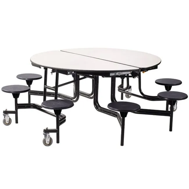 National Public Seating Round Mobile Stool Cafeteria Tables^ Cafeteria|Cafeteria Tables