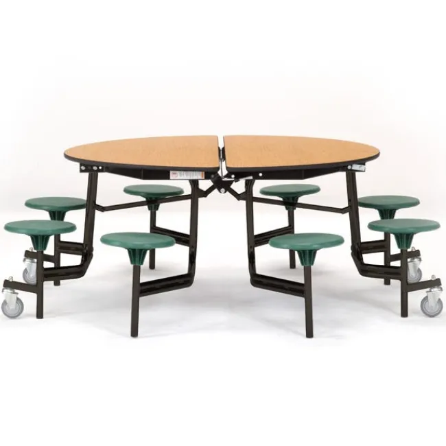 National Public Seating Round Mobile Stool Cafeteria Tables^ Cafeteria|Cafeteria Tables