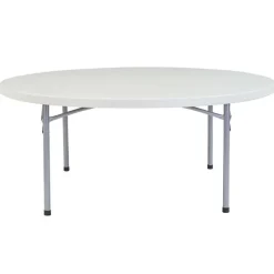 National Public Seating Round Plastic Resin Banquet Folding Tables^ Folding