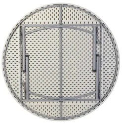 National Public Seating Round Plastic Resin Banquet Folding Tables^ Folding