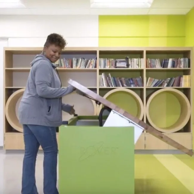 Haskell Rover Mobile Makerspace Table w/ 4 Stools^ Makerspace & Shop|Makerspace Stem Packages
