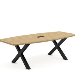 NDI Office Furniture Rustic Boat Shaped Conference Table^ Conference