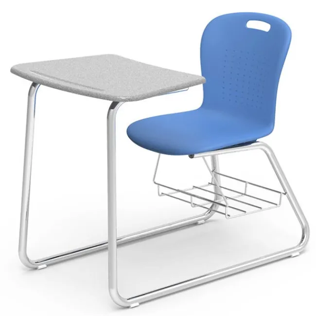 Virco Sage Sled Base Combo Desk^ Combo Chair Desks