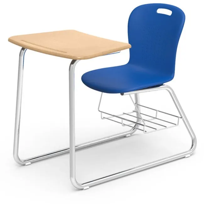 Virco Sage Sled Base Combo Desk^ Combo Chair Desks