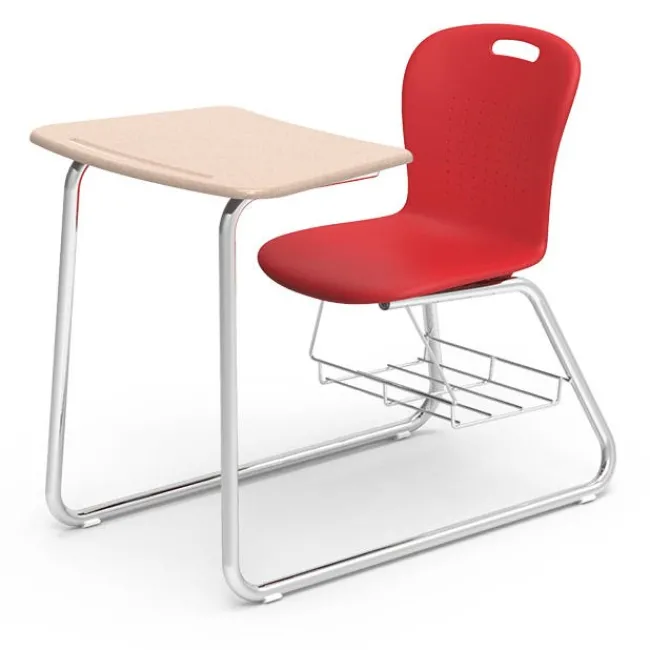 Virco Sage Sled Base Combo Desk^ Combo Chair Desks