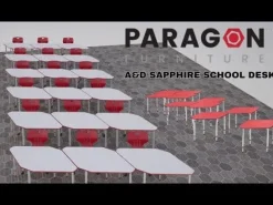 Paragon Sapphire A & D Collaborative School Desk^ Collaborative Desks