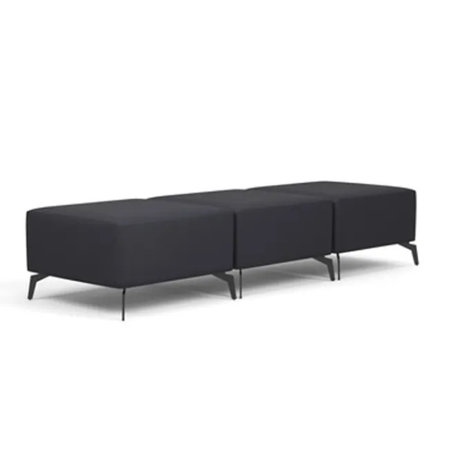 OfficeSource Saxon Three-Seat Bench^ Benches