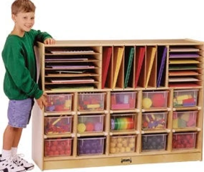 Jonti-Craft Sectional Mobile Cubbie^ Tote & Bin Storage|Cubbies