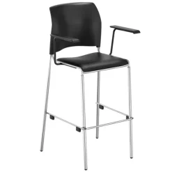 National Public Seating 8700 Series Cafetorium Plush Vinyl Arm Stool^ Cafe Stools|Stools