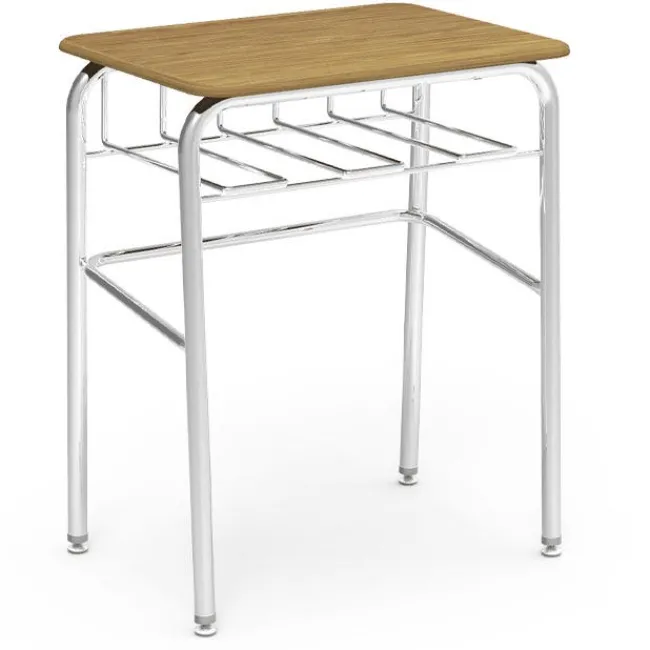 Virco 72 Series Open View Student Desk w/ Wire Book Basket^ Open Front School Desks