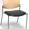 KFI Seating 1300 Series Oversized Chairs w/ Wood Back by KFI^ Reception & Waiting Room|Oversized & Bariatric