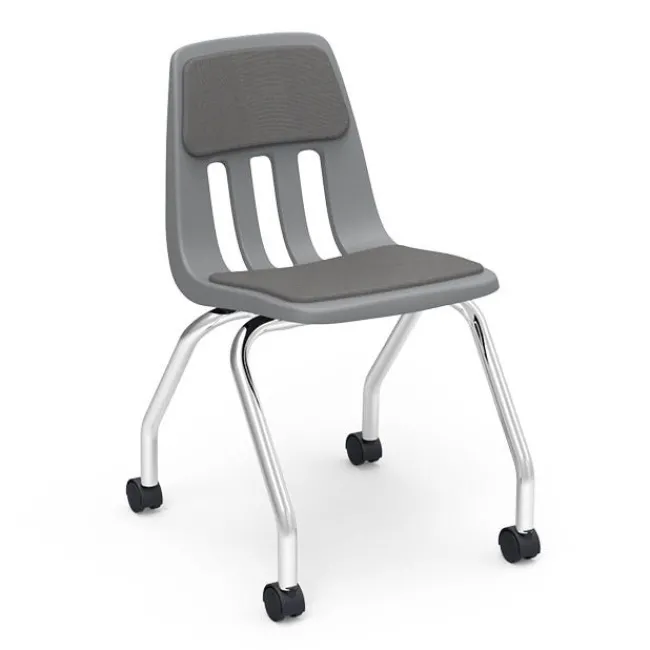 Virco 9000 Series Padded School Chair w/ Casters^ Computer Chairs|Padded Stack Chairs