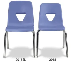 Virco 2000 Series Stack Chair - Extra Large (18-1/2'')^ Oversized & Bariatric