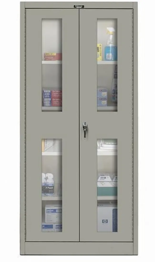 Hallowell 400 Series Tall Storage Cabinet w/ Safety View Door (36'' W x 18'' D x 72'' H)^ Tall Cabinets