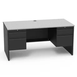 Virco 53 Series Teacher Desk w/ Double Pedestal^ Teacher Desks|Instructor Desks