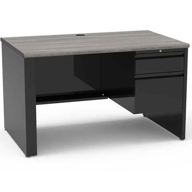 Virco 53 Series Teacher Desk w/ Single Pedestal^ Teacher Desks|Instructor Desks