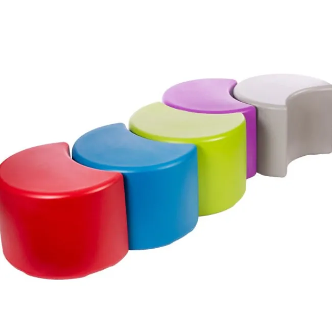 Tenjam Session Crescent Plastic Stool Seating^ Soft Seating|Flexible Seating