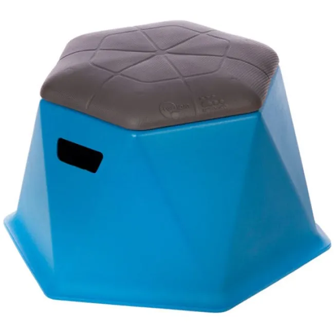 Tenjam Session Twisted Hex Plastic Padded Stacking Stools^Kids Kids Chairs|Flexible Seating