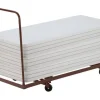 National Public Seating Set of 12 Folding Rectangle Tables (30'' x 72'') with Dolly^ Folding Tables & Chairs|Folding