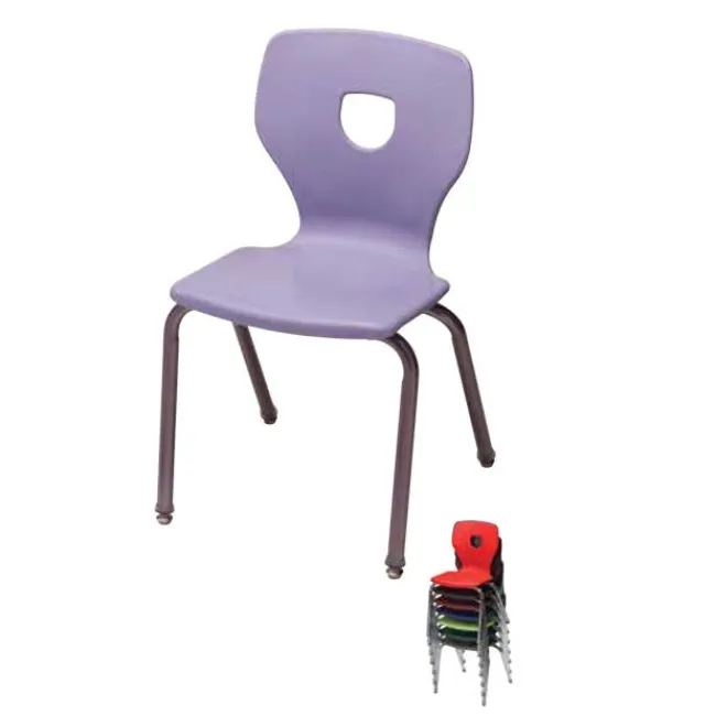 Columbia Silhoflex Stacking Chair (18" H - 5th-Adult)^ Plastic Stacking Chairs