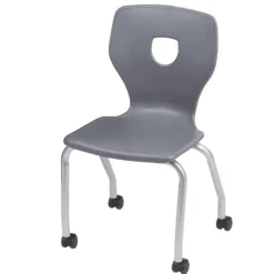 Columbia Silhoflex Stacking Chair with Casters^Kids Kids Chairs