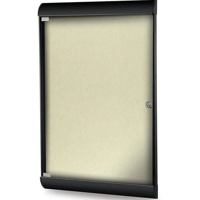 Ghent Silhouette Enclosed Board w/ Prematak Vinyl Tackboard^ Enclosed Boards