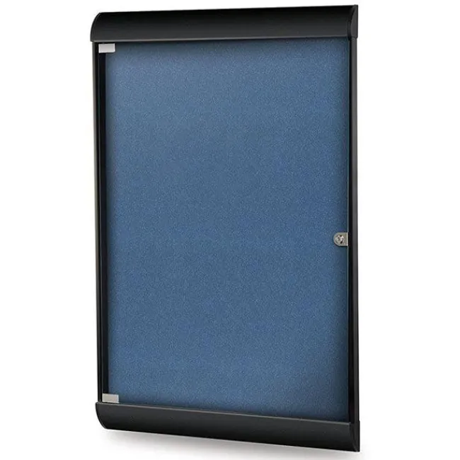 Ghent Silhouette Enclosed Board w/ Prematak Vinyl Tackboard^ Enclosed Boards
